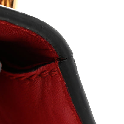 Gucci Calfskin Studded Small Padlock Shoulder Bag Hibiscus Red 13 of 14