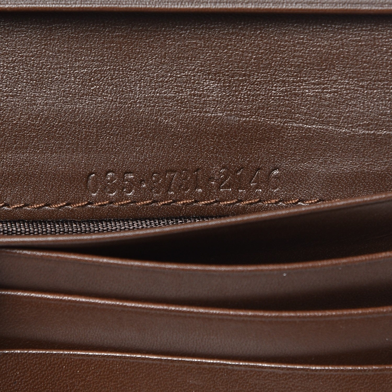 Gucci Monogram Compact Wallet Brown 7 of 7