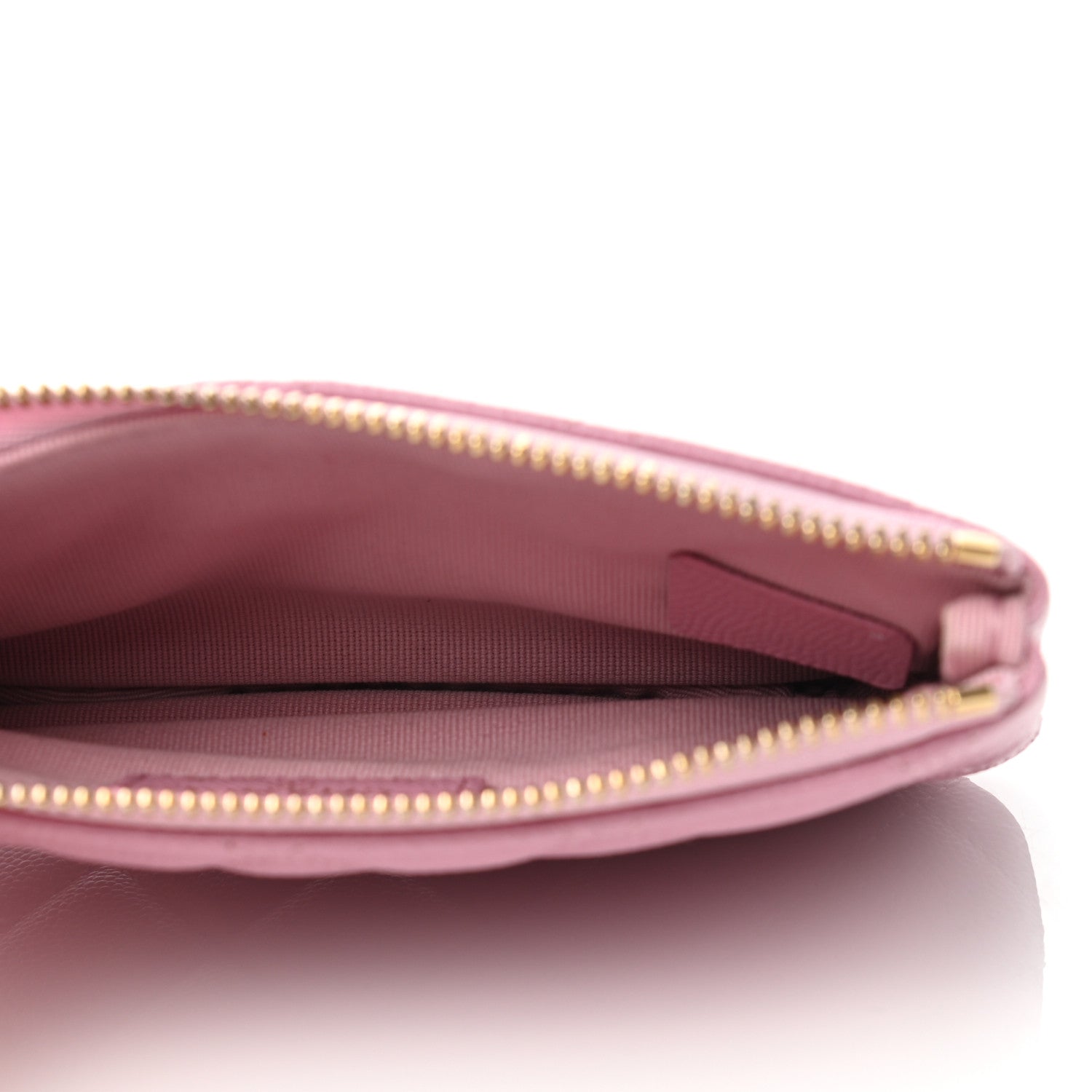 Chanel Caviar Quilted Small Cosmetic Case Pink 5 of 8