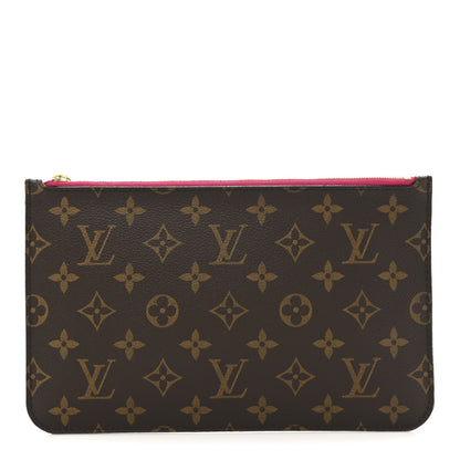 Louis Vuitton Monogram Neverfull MM GM Pochette Pivoine 1 of 8