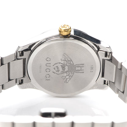 Gucci Stainless Steel 27mm G-Timeless Two Tone Cat Quartz Watch 4 of 6