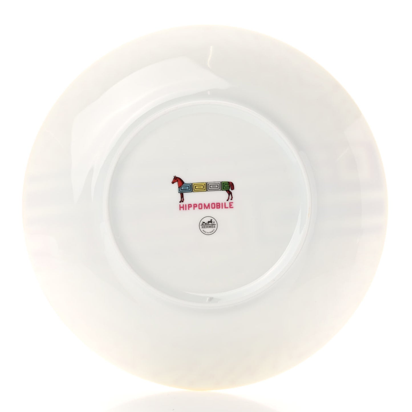 Porcelain Hippomobile Dessert Plate
