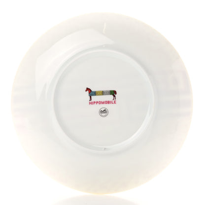 Hermes Porcelain Hippomobile Dessert Plate 3 of 6
