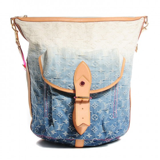 Louis Vuitton Denim Sunburst PM Messenger Blue 1 of 6