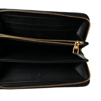 Louis Vuitton Empreinte Zippy Wallet Black 5 of 8