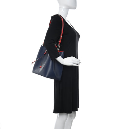Louis Vuitton Epi NeoNoe MM Indigo 2 of 9