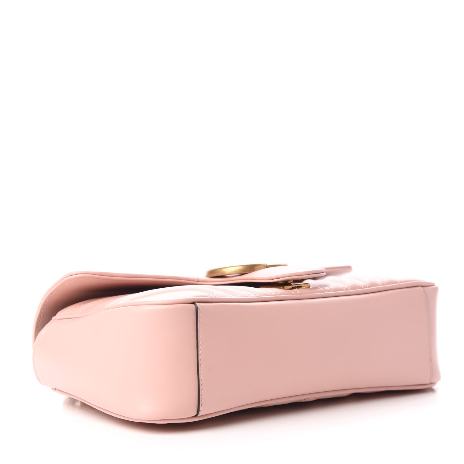 Gucci Calfskin Matelasse Small GG Marmont Shoulder Bag Perfect Pink 5 of 11