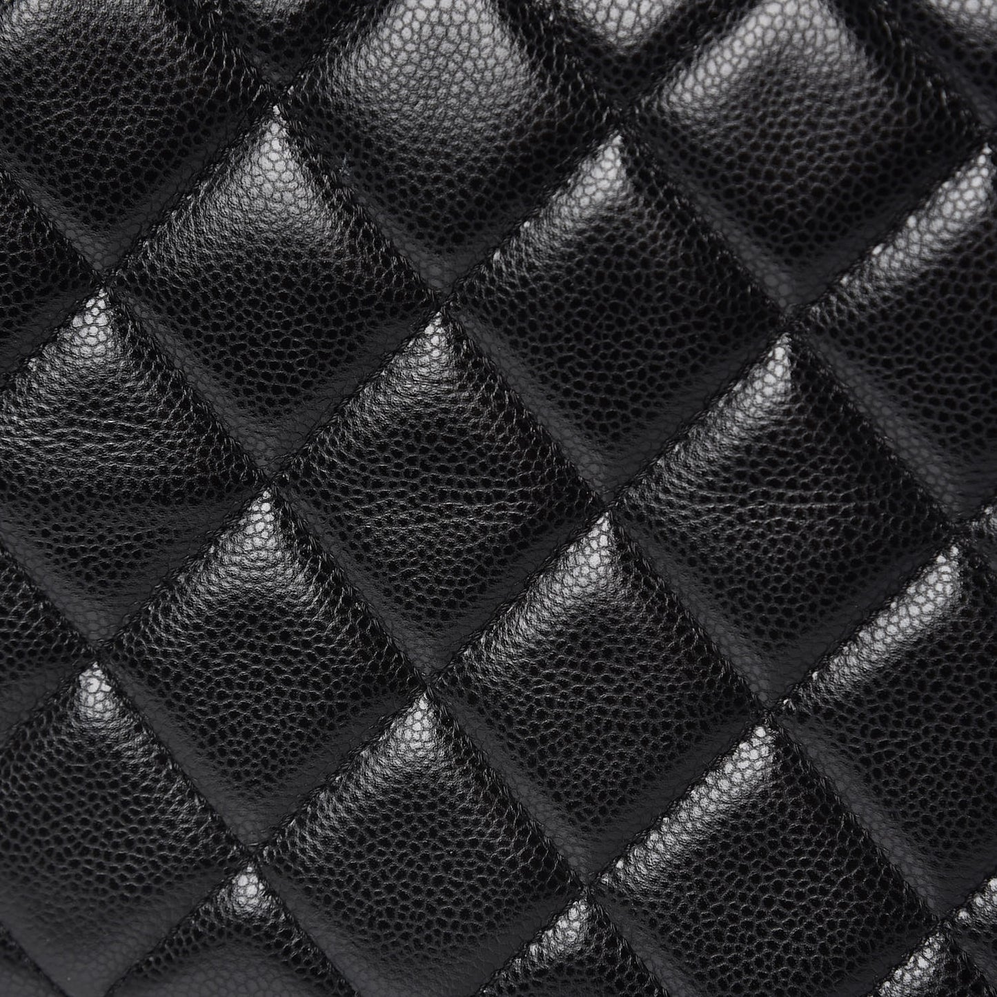 Caviar Quilted Timeless CC Soft Tote Black
