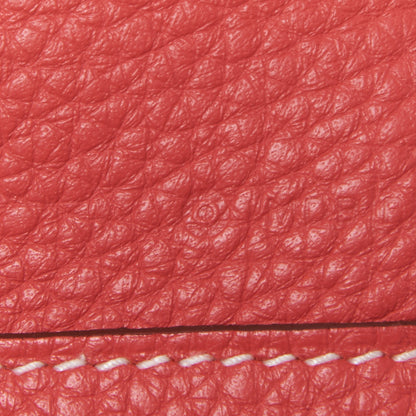 Hermes Taurillon Clemence Double Sens 45 Reversible Tote Rubis Bougainvillea 8 of 8