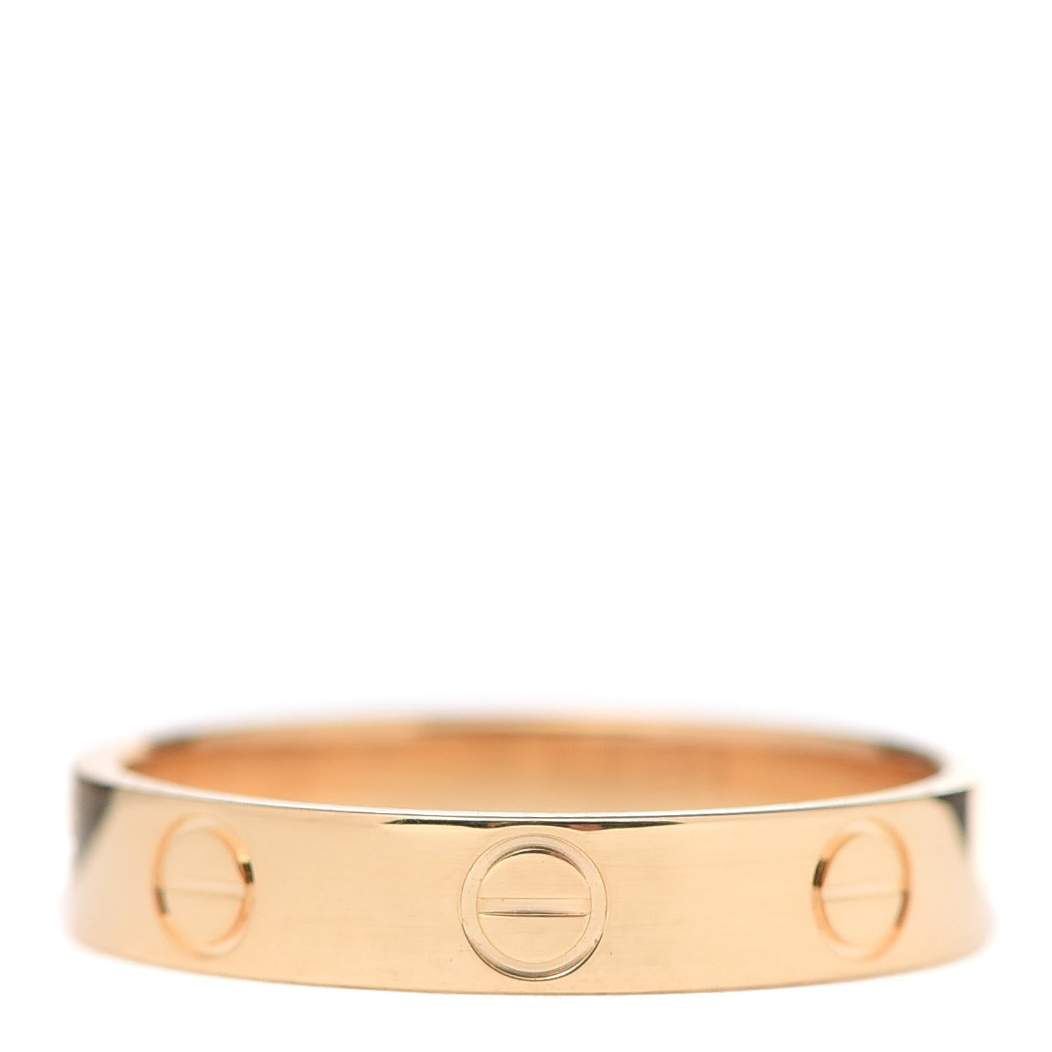 Cartier 18K Yellow Gold 3.5mm LOVE Wedding Band Ring 52 6 3 of 5