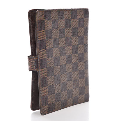 Louis Vuitton Damier Ebene Medium Ring Agenda Cover 3 of 9