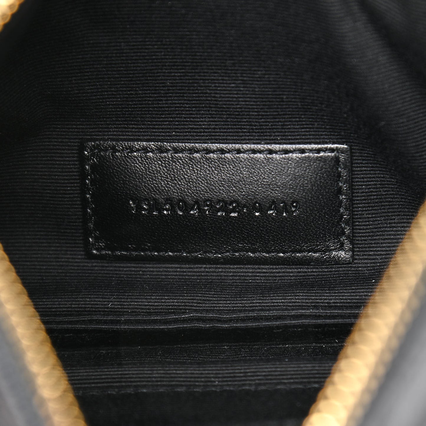 Grain De Poudre Chevron Monogram Bill Pouch Storm