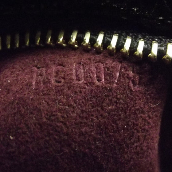 Monogram Vienna Alligator Sac Fermoir GM Aubergine