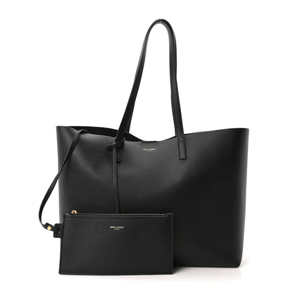 Saint Laurent Calfskin Large Shopping Tote Black 3 of 11