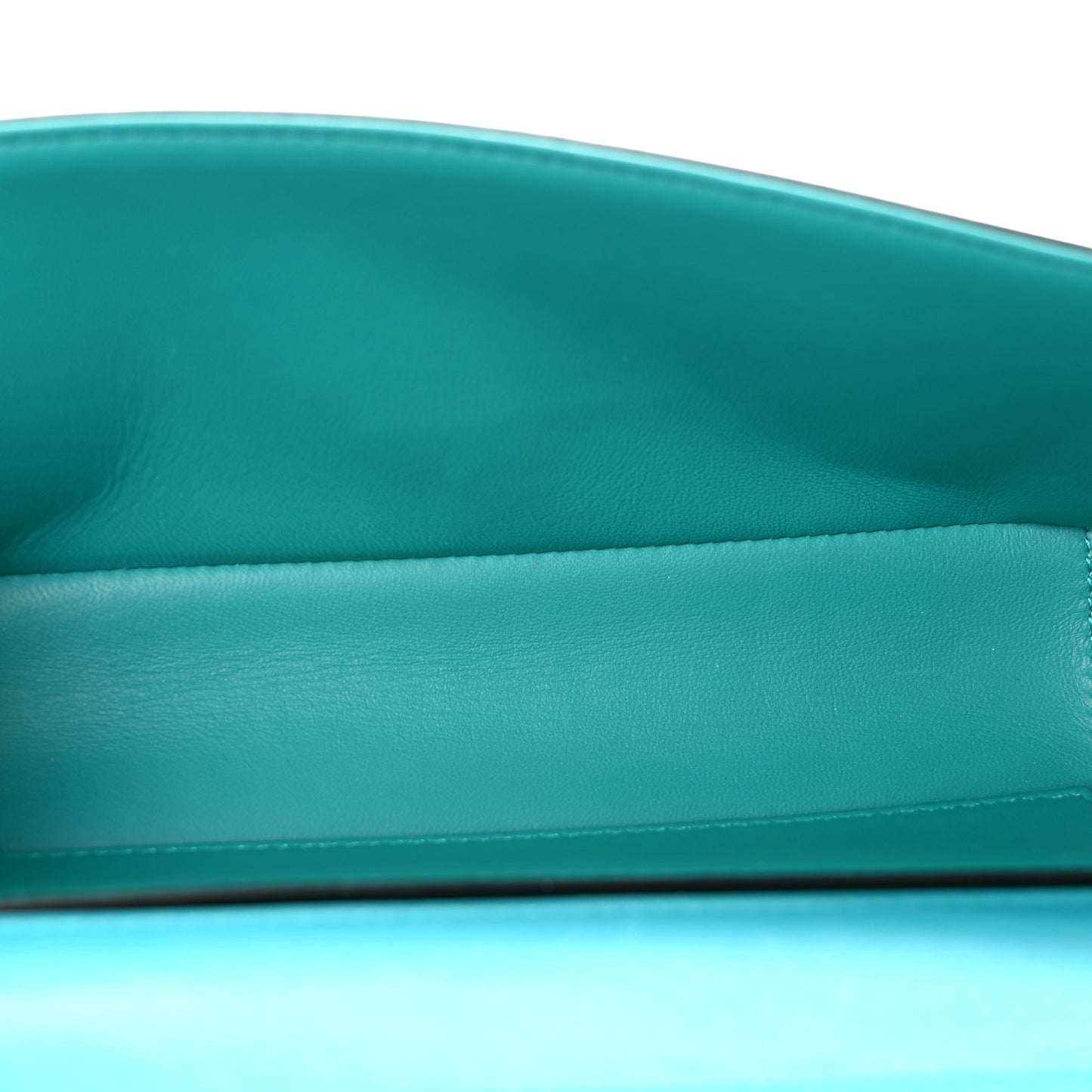 Calfskin Vlogo Loco Shoulder Bag Marine Green