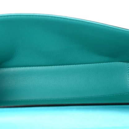 Valentino Garavani Calfskin Vlogo Loco Shoulder Bag Marine Green 5 of 12