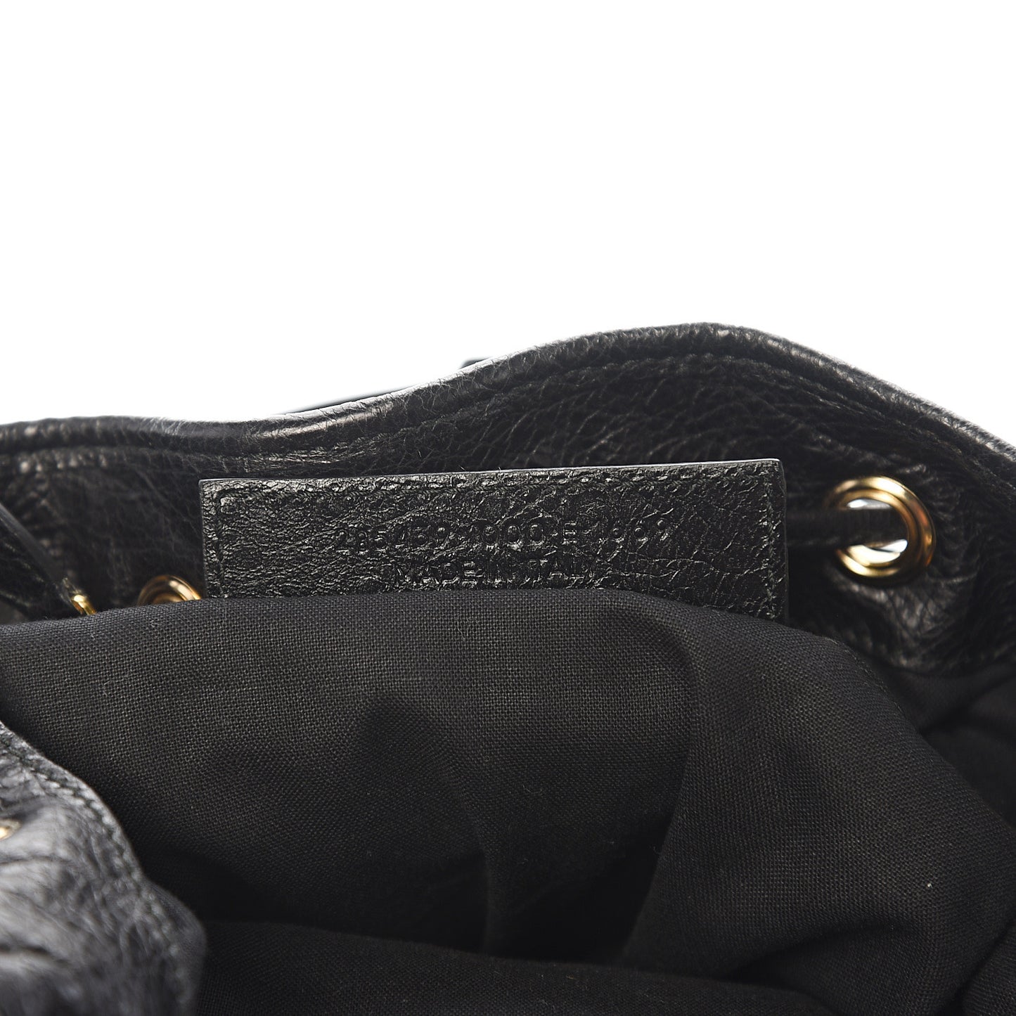 Agneau Giant 12 Gold Hardware Mini Pompon Black