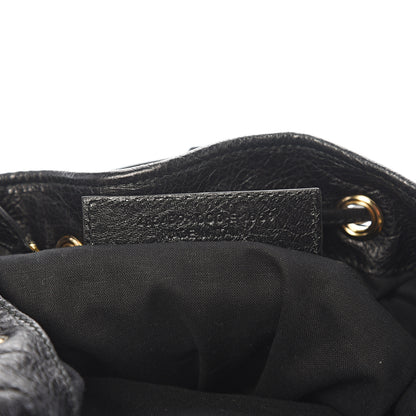Balenciaga Agneau Giant 12 Gold Hardware Mini Pompon Black 6 of 9
