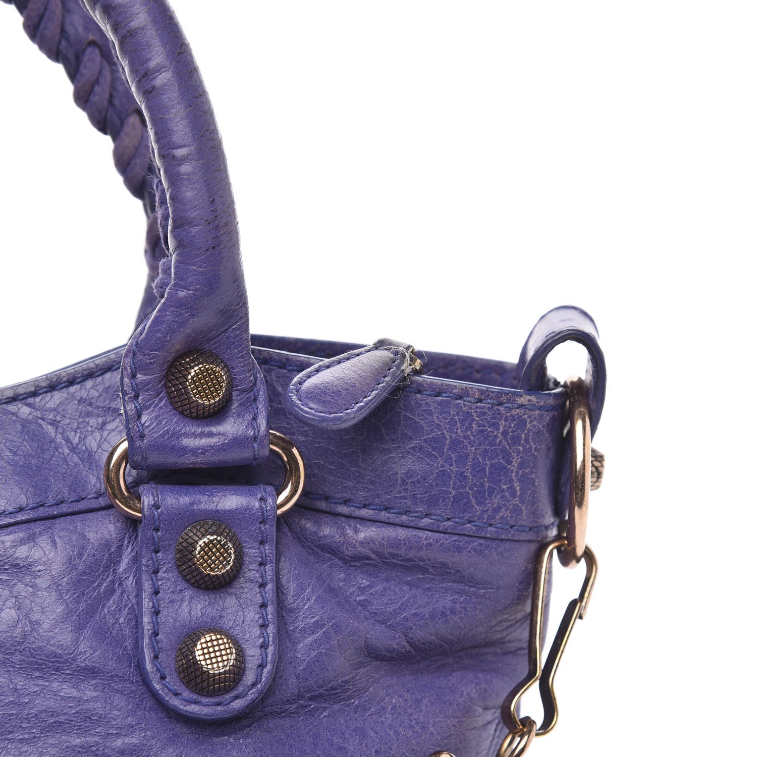 Balenciaga Agneau Giant 12 Rose Gold Hardware First Bleu Lavande 16 of 17