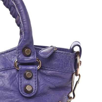 Balenciaga Agneau Giant 12 Rose Gold Hardware First Bleu Lavande 16 of 17