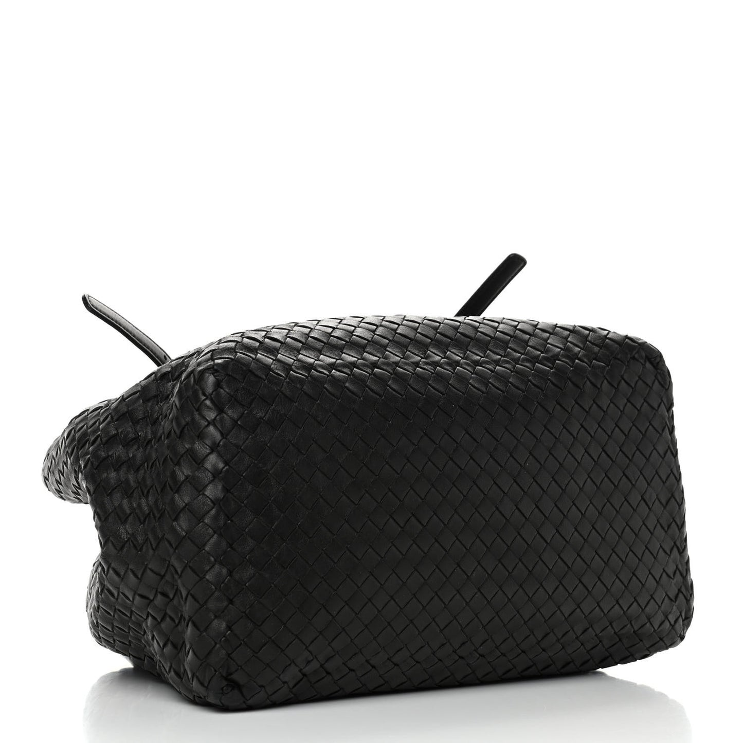 Nappa Intrecciato Medium Cesta Tote Black