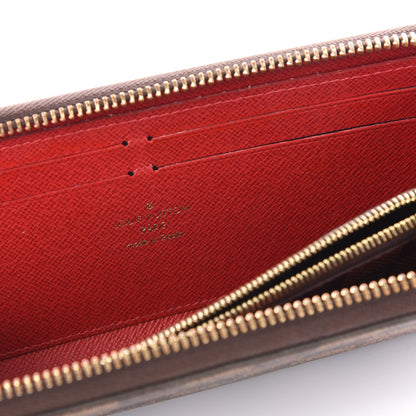 Louis Vuitton Damier Ebene Clemence Wallet Cherry 7 of 10
