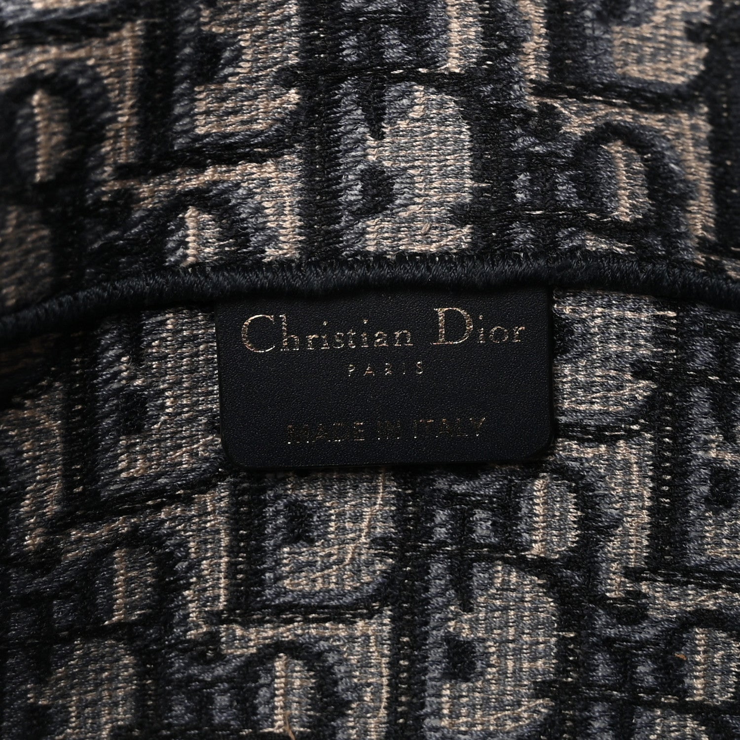 Christian Dior Oblique Slim Saddle Pouch Blue 6 of 11