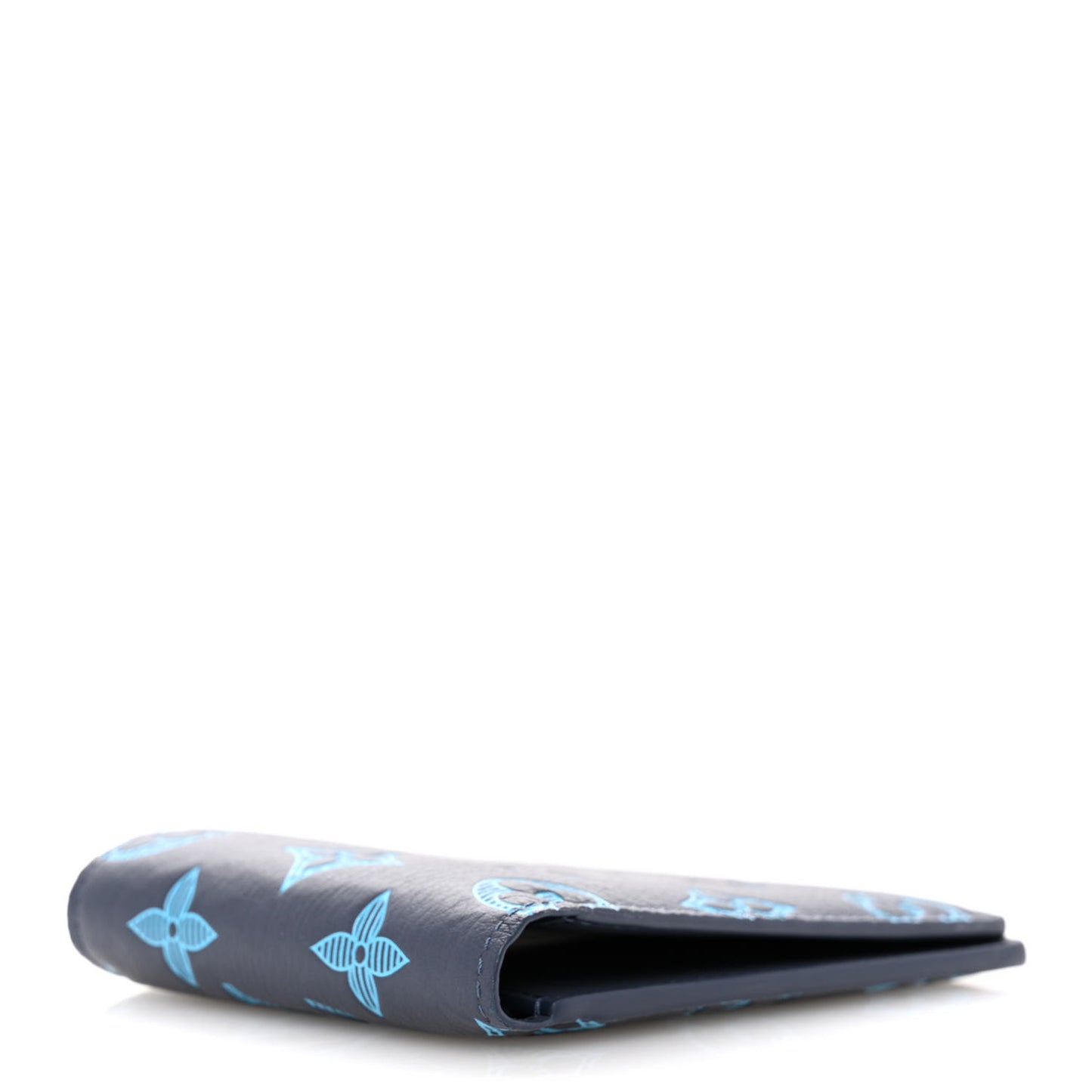 Monogram Shadow Multiple Wallet Navy River Blue