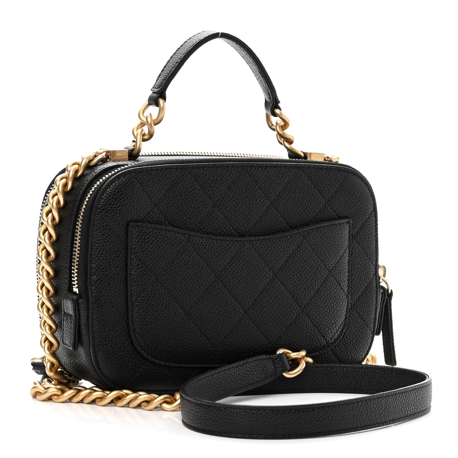 Chanel Caviar Quilted Small Camera Bag Black 3 of 10