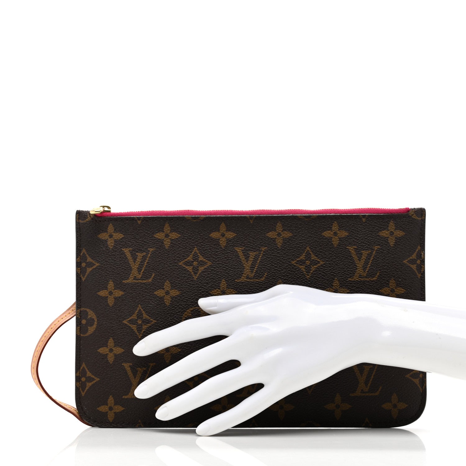 Louis Vuitton Monogram Neverfull MM GM Pochette Pivoine 2 of 7