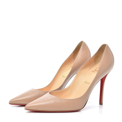 Christian Louboutin Nappa Apostrophy 100 Pumps 39.5 Nude 3 of 7