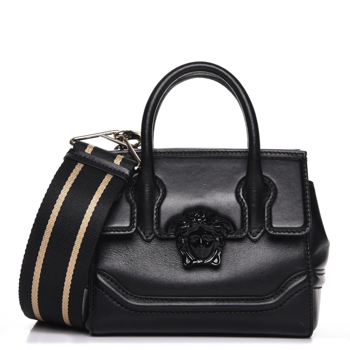 Calfskin Small Palazzo Empire Bag Black