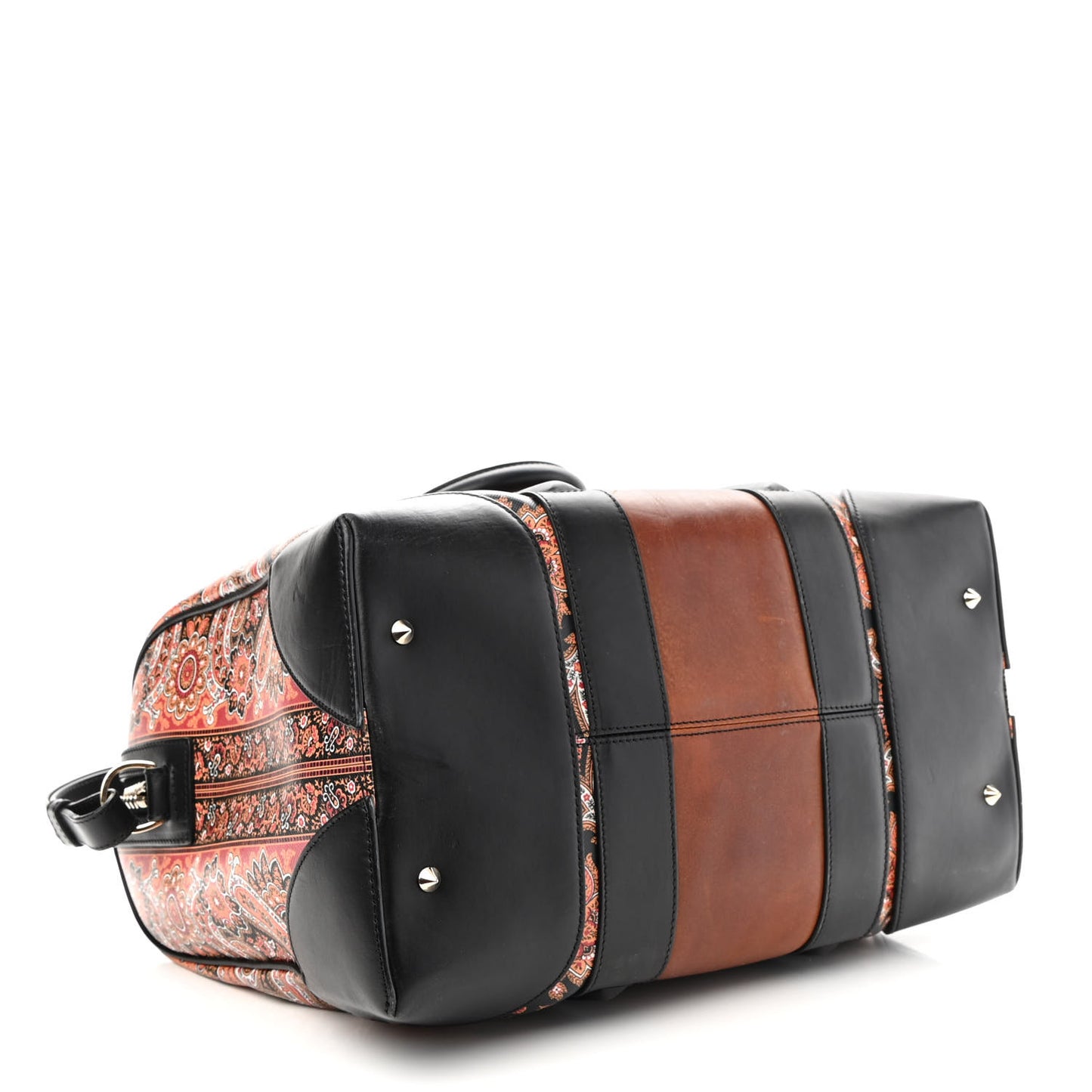 Calfskin Paisley Print Medium Lucrezia Multicolor