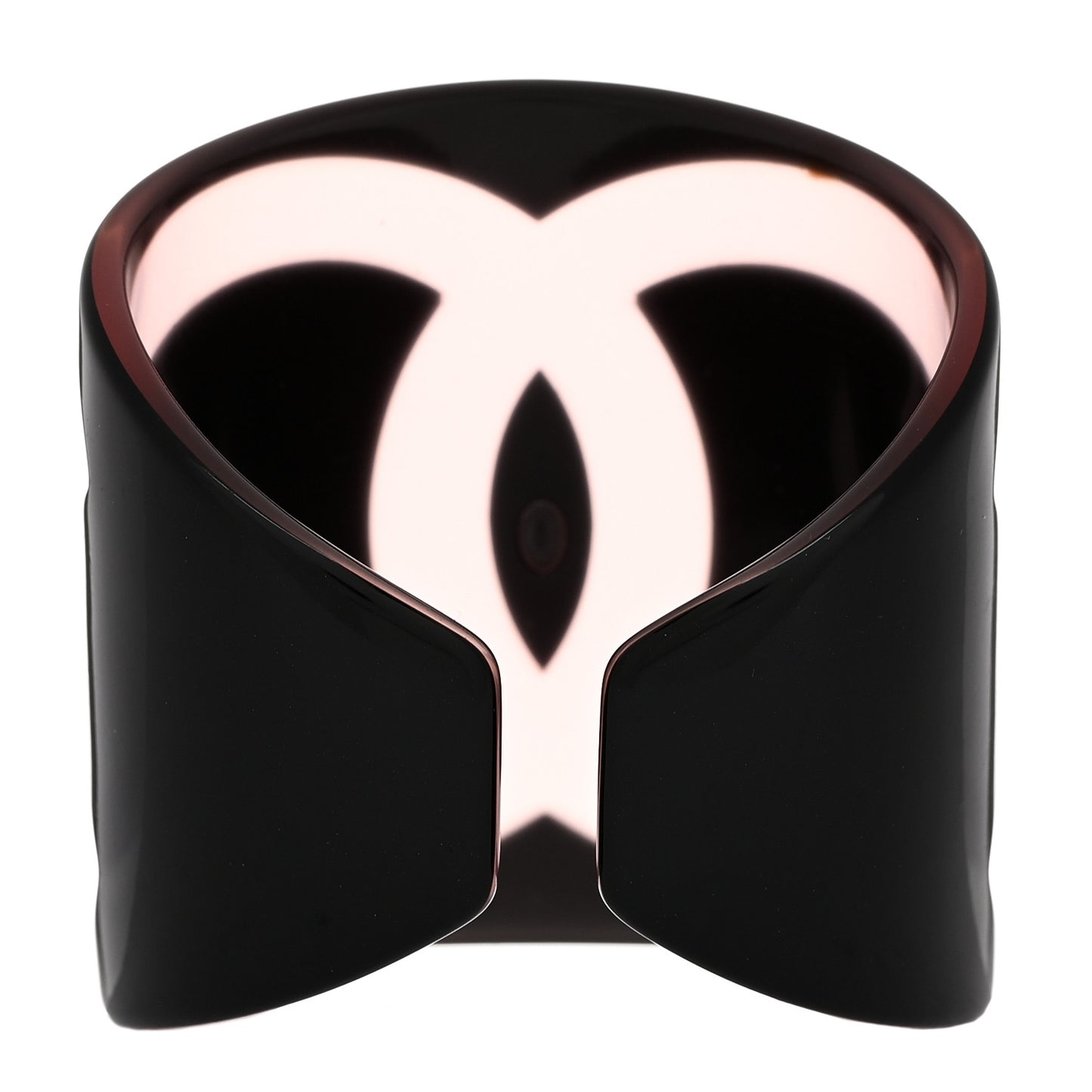 Resin CC Wide Cuff Black Pink