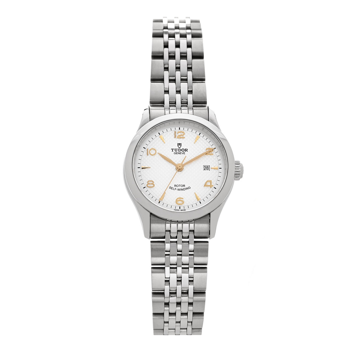 TUDOR Stainless Steel 28mm 1926 Automatic Watch White 91350 1 of 5