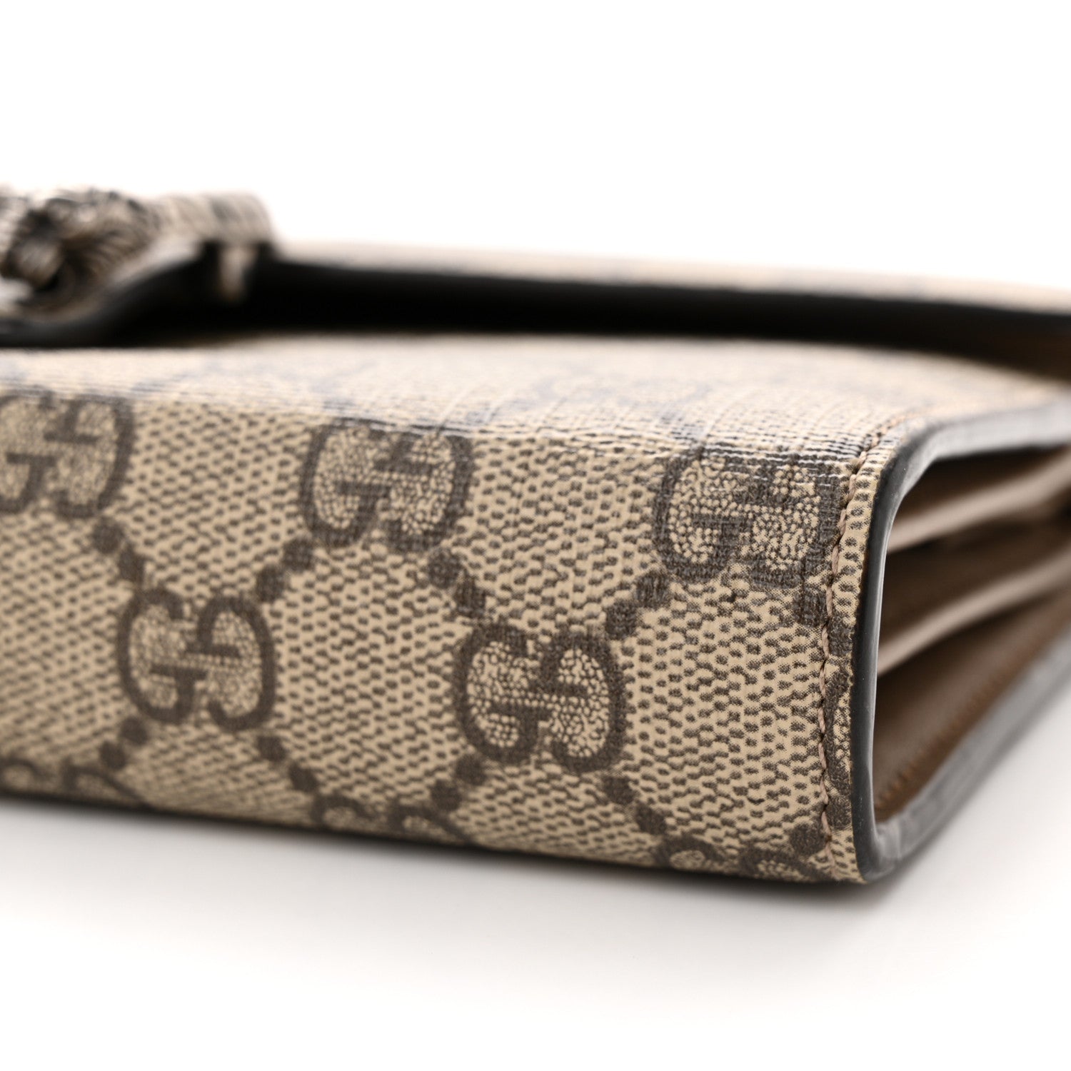 Gucci GG Supreme Monogram Mini Dionysus Chain Wallet Beige Taupe 10 of 16