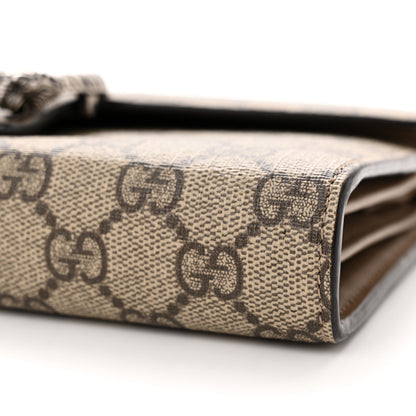 Gucci GG Supreme Monogram Mini Dionysus Chain Wallet Beige Taupe 10 of 16