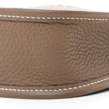 Hermes Taurillon Clemence Amazone Evelyne TPM Etoupe Bleu Indigo 10 of 11