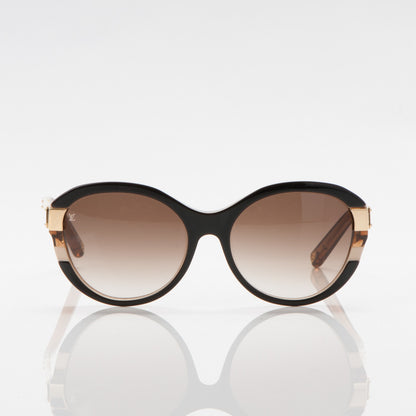 Louis Vuitton Petit Soupcon Cat Eye Sunglasses Z0487W Brown 2 of 6