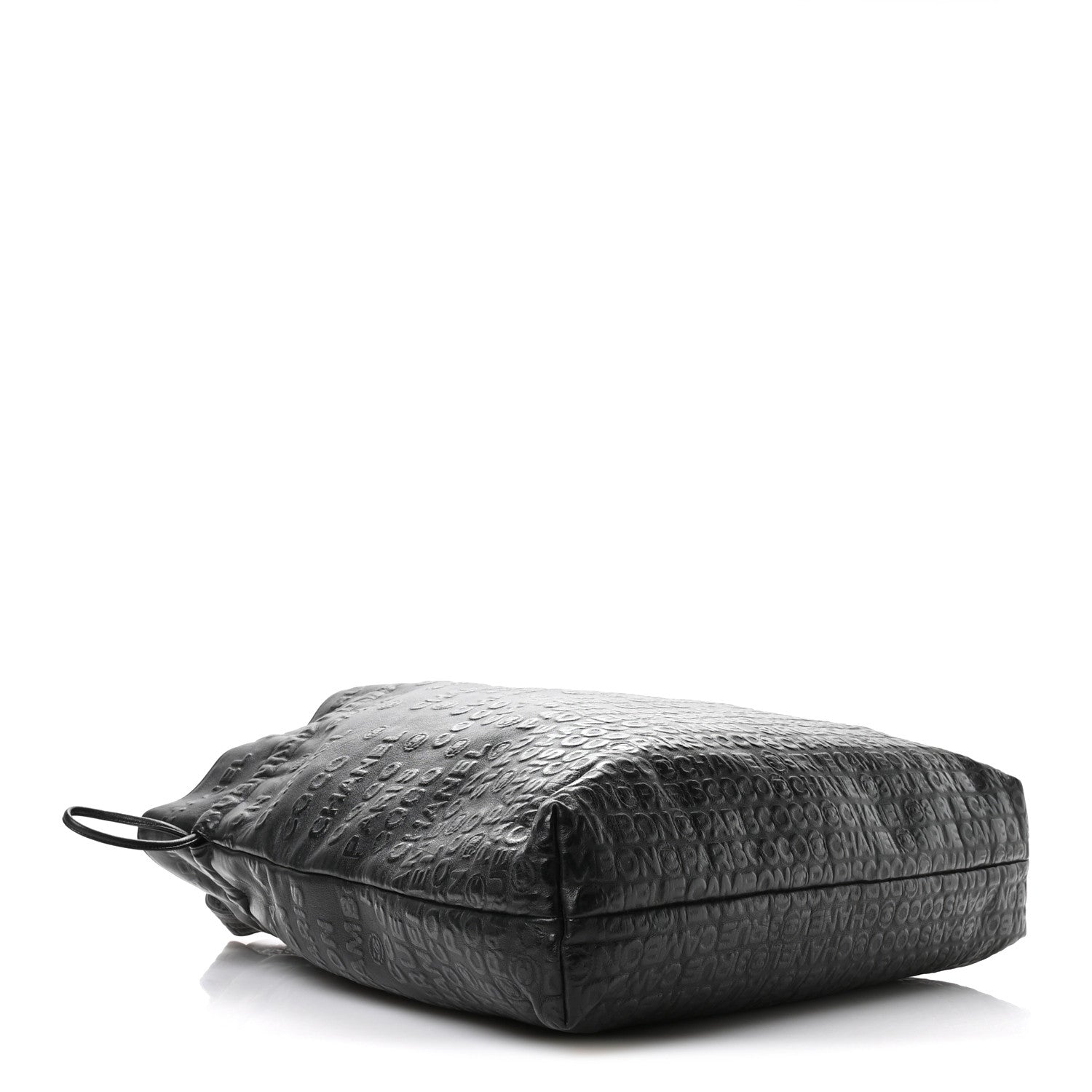 Chanel Calfskin Embossed Unlimited Tote Black 3 of 9