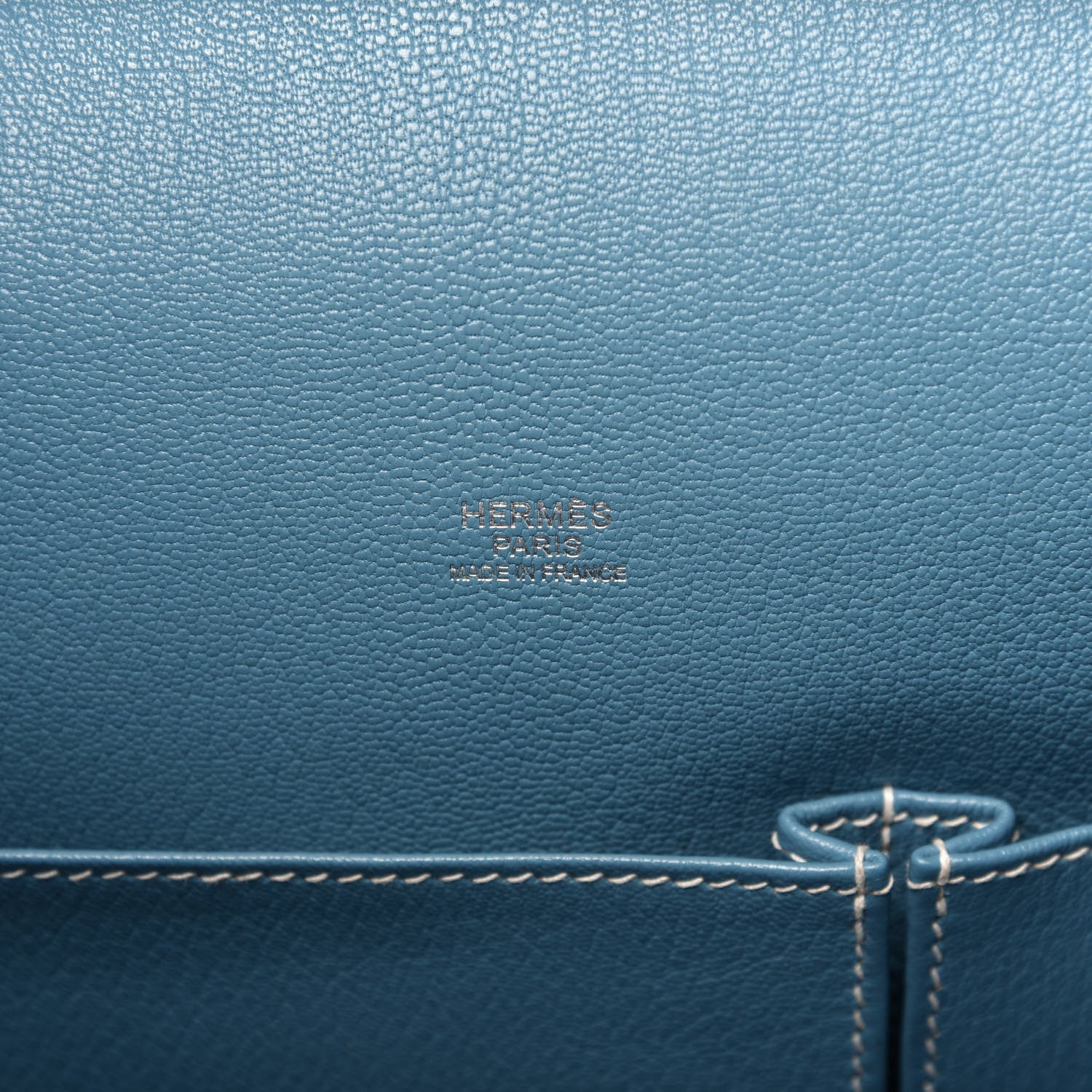 Hermes Taurillon Clemence Jypsiere 31 Blue Jean 8 of 9