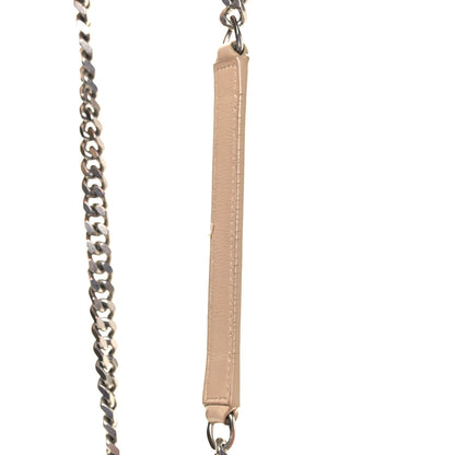 Saint Laurent Calfskin Y Quilted Monogram Medium Loulou Chain Satchel Nude Powder 10 of 10