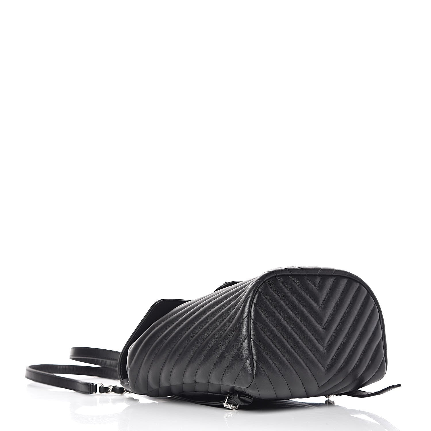Chanel Calfskin Chevron Quilted Small Urban Spirit Backpack Black 5 of 13