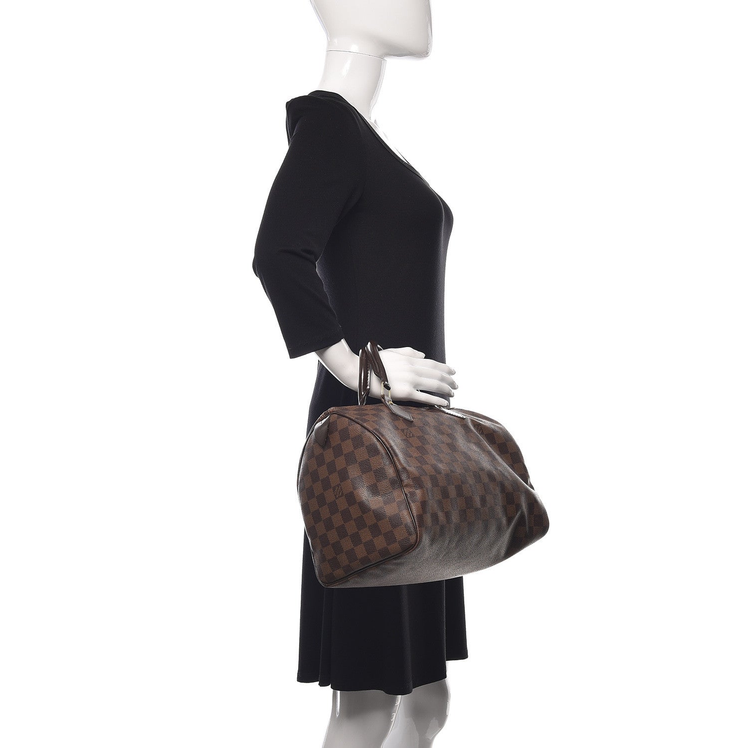 Louis Vuitton Damier Ebene Speedy 30 2 of 16