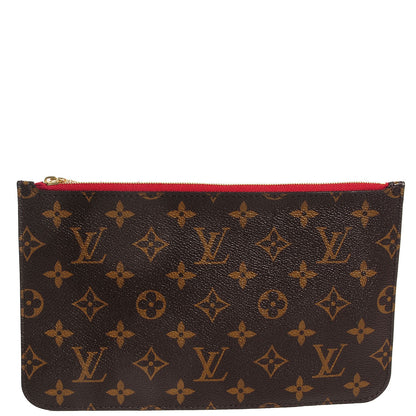 Louis Vuitton Monogram Neverfull MM GM Pochette Cherry 1 of 8