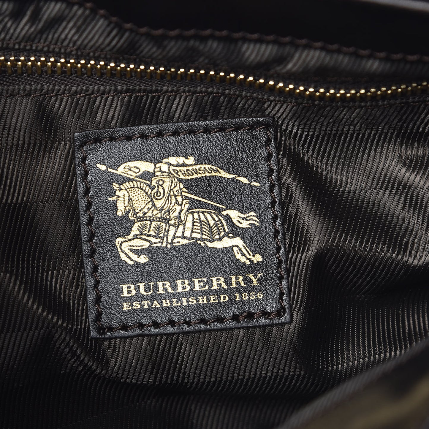 Calfskin Quilted Baby Beaton Dark Brown
