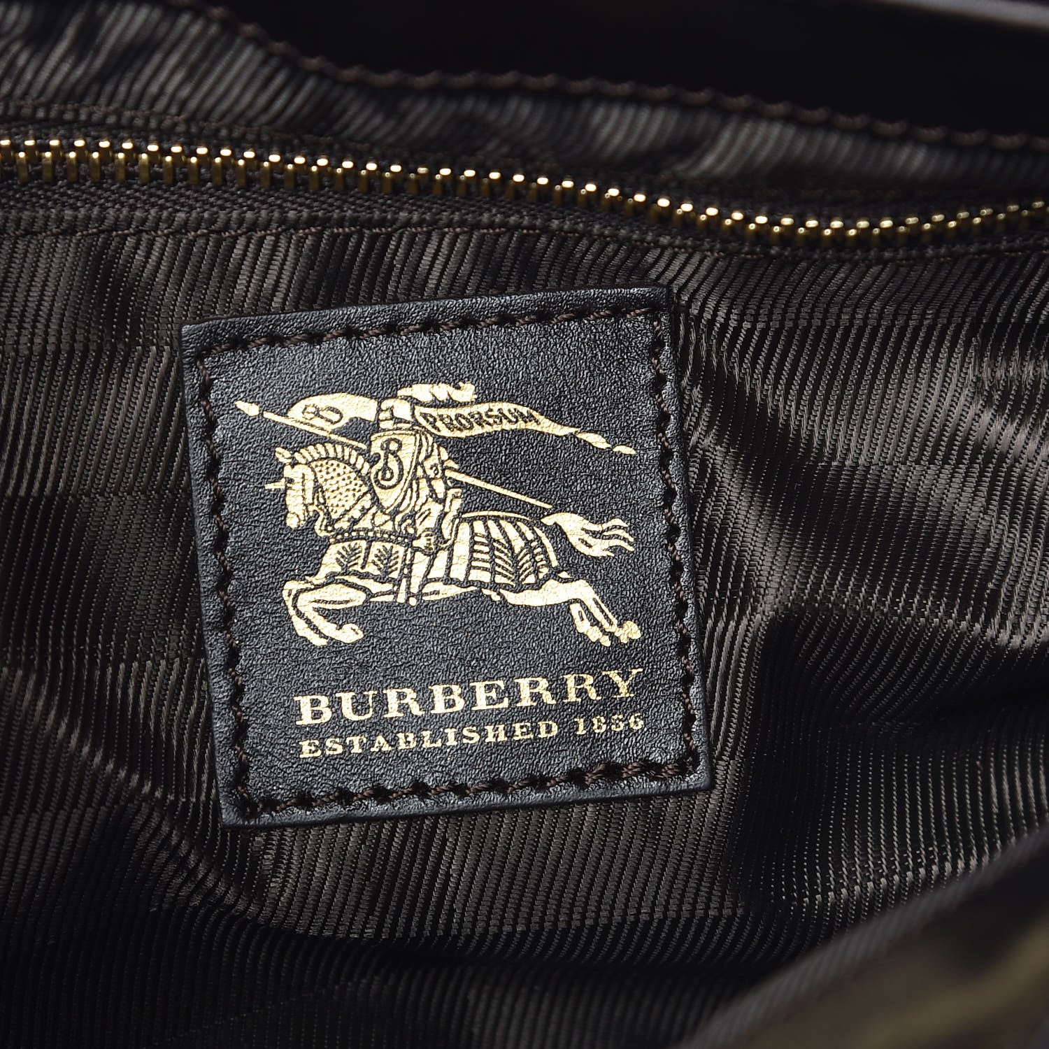 Burberry Calfskin Quilted Baby Beaton Dark Brown 6 of 13