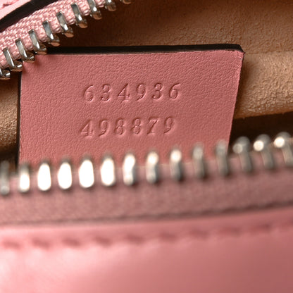 Gucci Calfskin Matelasse Mini GG Marmont Chain Shoulder Bag Wild Rose 6 of 9