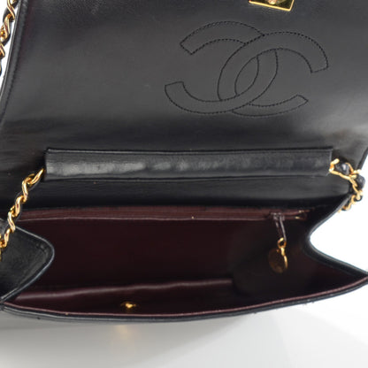 Chanel Lambskin Quilted Small Evening Flap Black 5 of 8