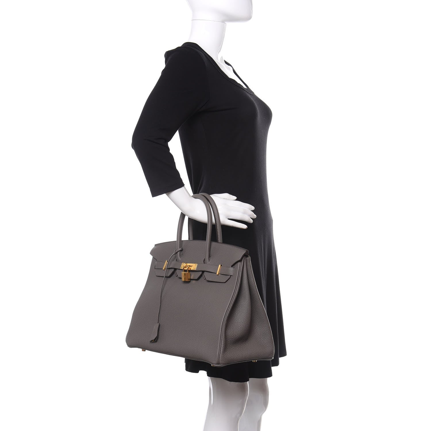 Hermes Togo Birkin 35 Etain 2 of 11
